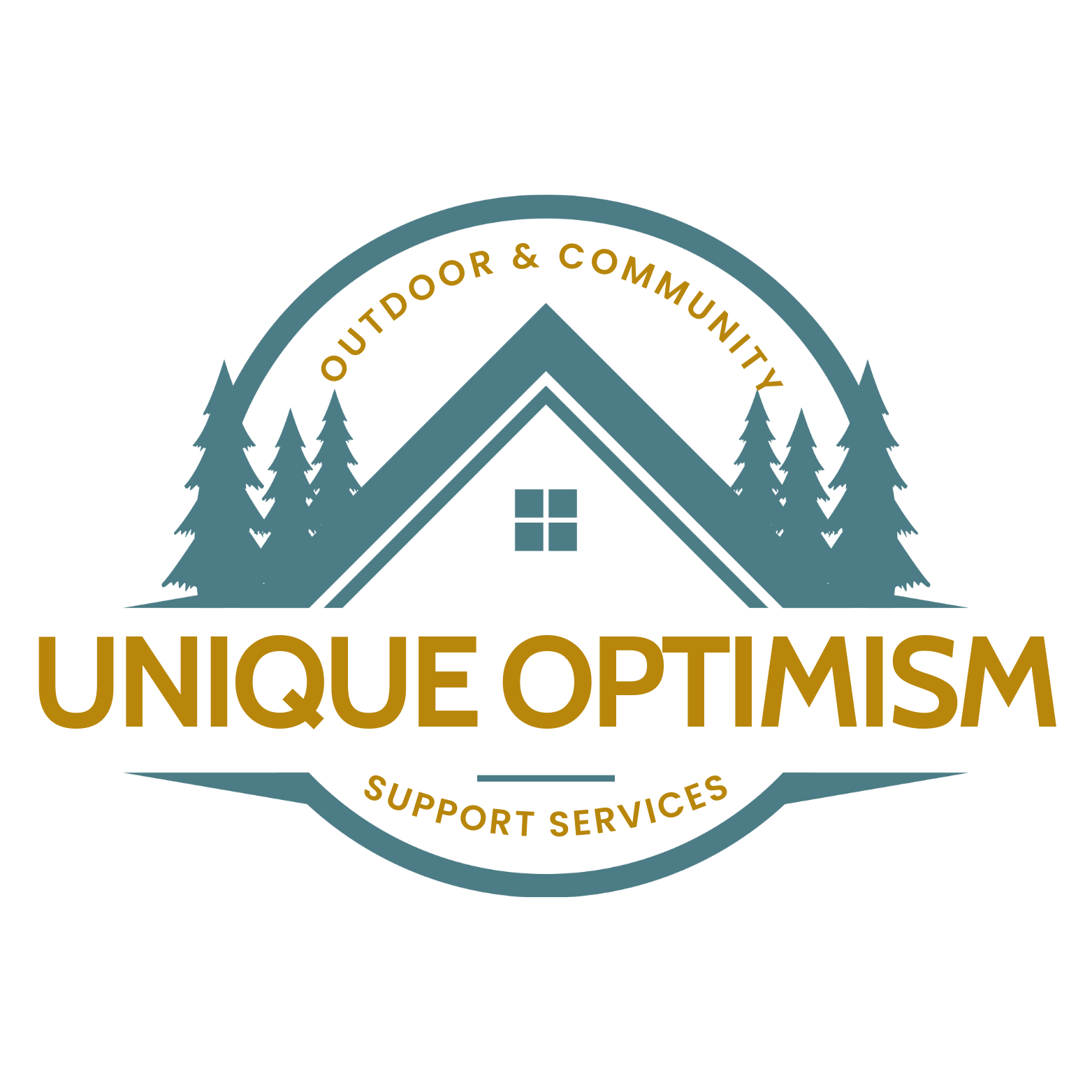 Unique Optimism Outdoor and Community Support Services logo